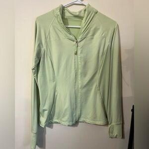 Light Green Zip-Up Jacket